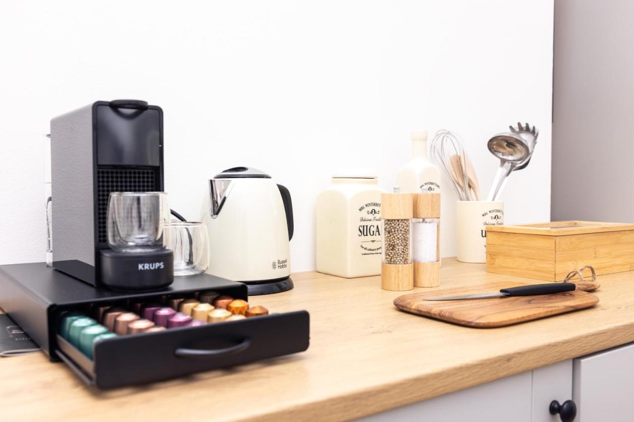 #2 Superior! Nespresso - Kueche - Prime - Parken Apartment Дуйсбург Екстериор снимка